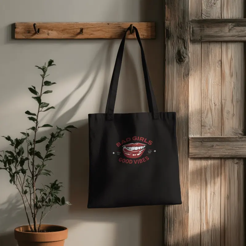tote bag black color